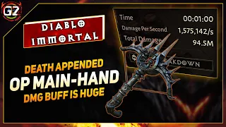Death Appended - Main Hand | 100M Damage Per Minute - Inferno 5 Essence | Diablo Immortal
