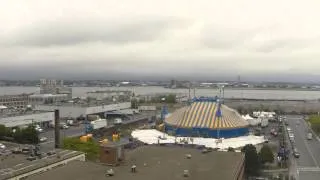 Time lapse video - Cirque du Soleil Tent set-up - Boston 2014