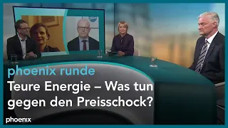 phoenix runde: Teure Energie – Was tun gegen den Preisschock?