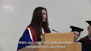 Preity Zinta ~ Pendidikan bagi seorang perempuan - @ University of East London