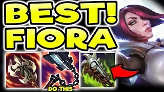 FIORA TOP IS YOUR NEW FREE TICKET TO HIGH-ELO (DO THIS) FIORA TOP GAMEPLAY! (Season 11 Fiora Guide)