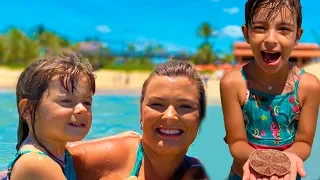 VLOG DE FÉRIAS COM PRAIA, PISCINA E DIVERSÃO - JÉSSICA GODAR, LAURINHA E HELENA