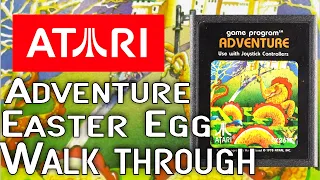 Atari 2600 Adventure Easter Egg  Walkthrough