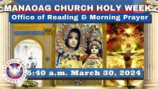 CATHOLIC MASS  OUR LADY OF MANAOAG CHURCH LIVE MASS TODAY Mar 30, 2024  5:40a.m. Holy Rosary