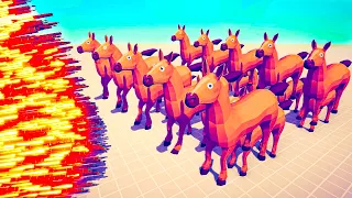 10x HORSE vs EVERY GOD -🏹 Totally Accurate Battle Simulator TABS