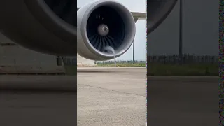 Feel the power of the GE 90 engine. Have you seen the air look like?