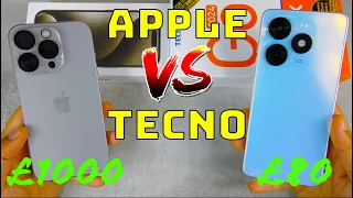 Apple iPhone 15 Pro VS Tecno Spark Go 2024: Look At The Similarities. Both Have Dynamic Island &More