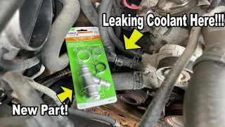 Chevy Suburban Coolant Hose Junction Connecter Replacement Tahoe Yukon Cadillac Escalade Simple Fix!