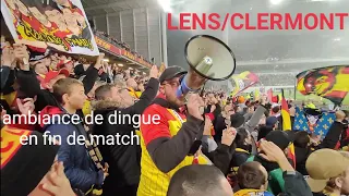 Lens / Clermont 2022 ambiance de fou  avec les wolf17,les buts en vidéos, la lensoise , les corons