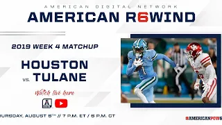 #AmericanR6wind Week 9 - 2019 Houston vs. Tulane