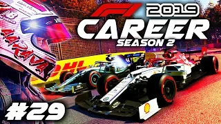 F1 2019 CAREER MODE Part 29: BEST RACE SO FAR! THIS CAR'S GOT SOME PACE NOW!