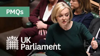Liz Truss's last Prime Minister's Questions (PMQs) - 19 October 2022