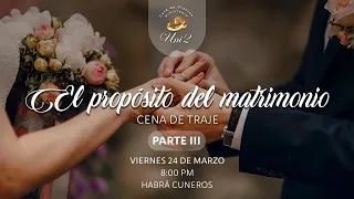 Viernes 24 de marzo de 2023 - 8:00 p.m. I Reunión de matrimonios