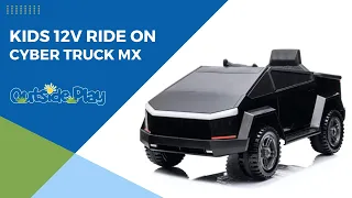 12V Cyber Truck MX Kids Electric Ride on Pickup | Outside Play