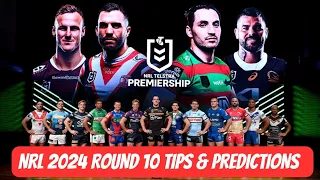 NRL Round 10 Tips & Predictions 2024