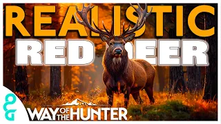 Realistic RED DEER Hunt, I BROKE IT | MATARIKI PARK | WAY OF THE HUNTER