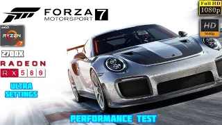 Forza Motorsport 7 1080p & 1440p Ultra Settings Performance Test | Ryzen 7 2700X + RX 580 4GB