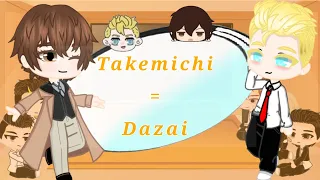 Tokyo revengers react to Takemichi as ,,dazai"(≧◡≦) gacha club ❤️