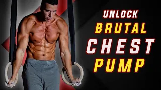Intense CHEST WORKOUT with Gymnastics Rings (Insane Pump)