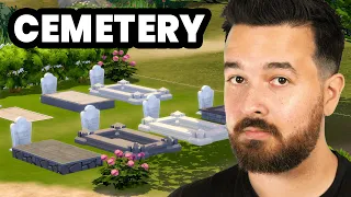 I finally built a cemetery for my Sims