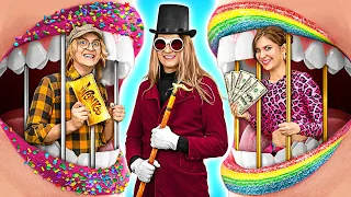 La chocolaterie de Willy Wonka : le défi des bulles ! *S'ÉCHAPPER DE LA DÉTENTION*