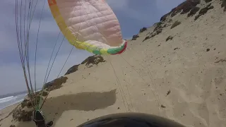 paragliding sea side monterey ca flying on bgd magic wing