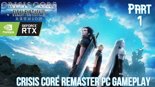 Crisis Core: Final Fantasy VII Reunion (English) Gameplay - PC (Max Settings) | The Wutai Fortress