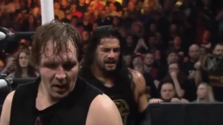 Roman Reigns vs Dean Ambrose vs Brock Lesnar   - Triple Threat Match   WWE 2016   720p HD