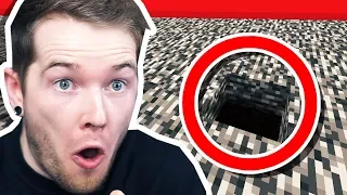 I BROKE BEDROCK in Minecraft Hardcore!