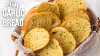 EASY Garlic Bread with homemade Garlic Butter | The Recipe Rebel