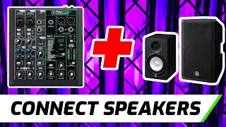 Connect Mackie ProFX6v3 To Powered Speakers & Studio Monitors