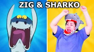 Sharko StucksInside Haunted Mansion | Zig & Sharko Parody