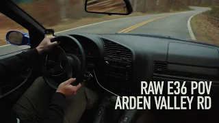 Raw POV Driving: E36 M3 on Arden Valley Road | 4K