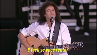 Imagine - Queen, Paul, Rodgers (Imagine) Tradução  live In Hyde Park