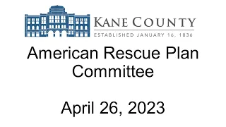 KC American Rescue Plan Committee April 26 2023