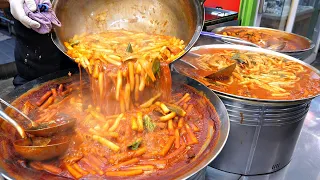 침샘 자극하는 떡볶이, 어묵, 튀김, 김밥, 분식맛집 몰아보기 TOP5 / spicy rice cake Tteokbokk / Korean street food