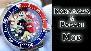 Watch modification | Dial and chapter ring swap on Seiko NH35 movement | Pagani Design 1696
