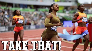 Sha'Carri Richardson TRIUMPHANT Elaine Thompson DEAD LAST at Prefontaine Classic | Oval Supreme