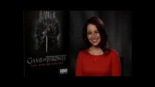 Emilia Clarke about her character in Game of Thrones - Daenerys Targaryen(First ever interview)