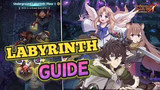 Shield Hero LABYRINTH Clear Guide! THESE TWO UNITS ARE GOD TIER! For Seven Deadly Sins Grand Cross