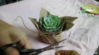 Easy DIY succulent souvenir