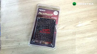 Розпакування  " Apacer AS350 Panther 128GB 2 5 SATAIII 3D TLC" з Rozetka