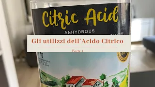 Come usare l’Acido Citrico - Lavatrice e lavastoviglie