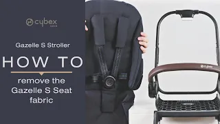 How to Remove the Gazelle S Seat Fabric | Gazelle S Stroller | CYBEX