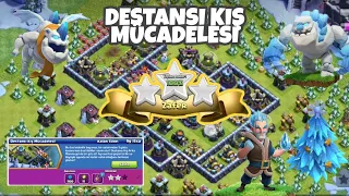 DESTANSI KIŞ MÜCADELESİNDE 3 YILDIZ ALMA TAKTİĞİ CLASH OF CLANS TÜRKİYE