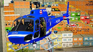 HELICÓPTERO GUARDIÃO ACOMPANHAMENTO A CARRO ROUBADO | GRAER | GTA V PMBA | GTA 5 POLICIAL (LSPDFR)