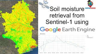 Soil moisture retrieval from Sentinel-1 using Google Earth Engine || Soil Moisture time series