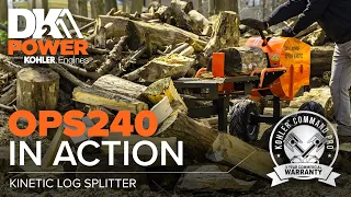 DK2 POWER | OPS240 40-Ton 7 HP Kinetic Log Splitter