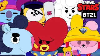 BT21 SKINS BRAWL STARS BEST ANIMATION COMPILATION # 29