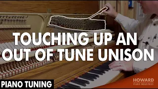 Piano Tuning - Touching Up An Out Of Tune Unison I HOWARD PIANO INDUSTRIES